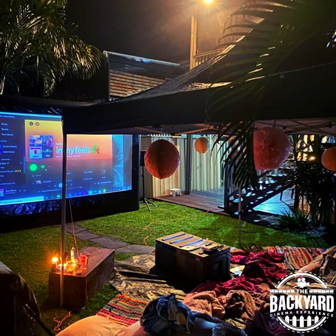 Great teenage birthday party even with the outdoor movie cinema brisbane qld